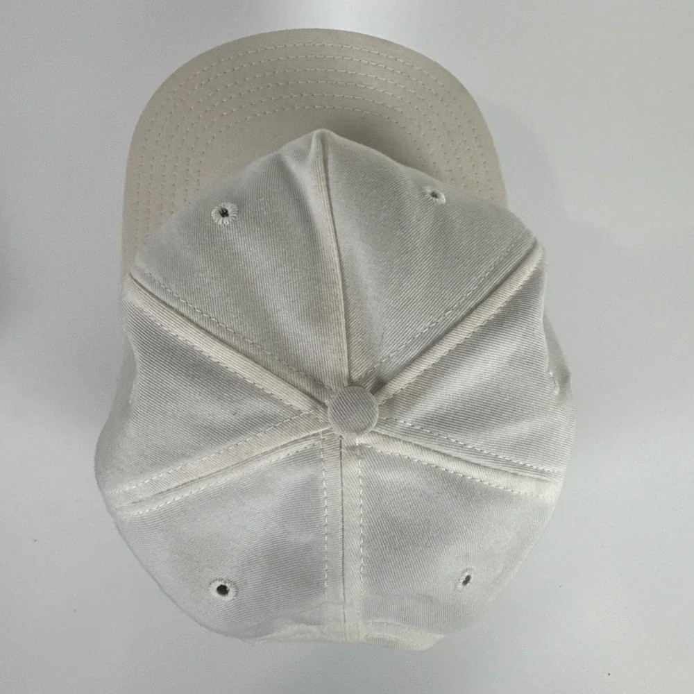 Vintage‎ New Era Jack Daniels Pro Model White Rope Snapback Hat Made In USA